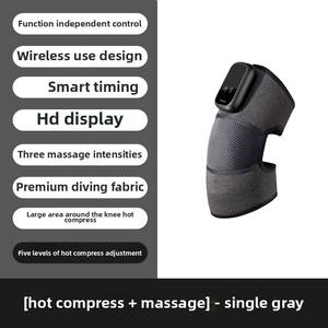 Custom recarregável elétrico aquecimento joelho massageador velho frio pernas terapia cinta com aquecimento elétrico massagem - Product Image 6