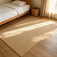 Tapis tissé moderne en sisal naturel, en rouleau, du mur au mur, pour salon, chambre, maison, hôtel, bureau