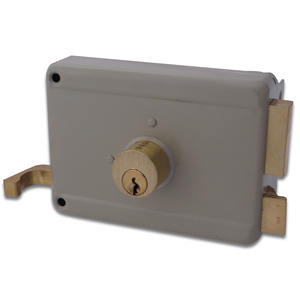 Serrure à pêne dormant classique en laiton de bonne qualité, étanche, à prix abordable, pour portail et porte de jardin, avec clés de sécurité - Product Image 2