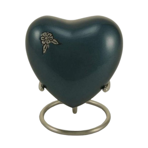 Mini urnas de cremación de recuerdo de Metal con recubrimiento de polvo negro de Metal para cenizas urnas de recuerdo funerario para uso de cremación - Product Image 6