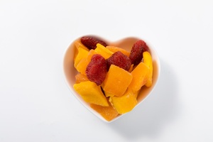 Zhongbao hỗn hợp trái cây Snack 500g các loại trái cây sấy khô bao gồm xoài đào dâu tây cam ngọt ngào bao bì số lượng lớn - Product Image 6