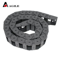 Plastique nylon pour chaîne de traînée pour porte-câble Taille 18*37 MT Conception d'ouverture de type pont pour machine CNC