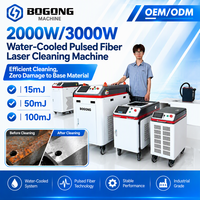 Machine de nettoyage au laser pulsé 2000W 3000W, portable, industrielle, pour l'élimination de la rouille, équipement de nettoyage de surfaces en acier inoxydable