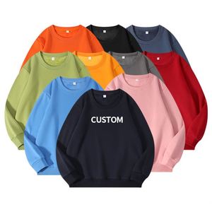 เสื้อสเวตเชิ้ตคอกลมโอเวอร์ไซส์ ผ้าฝ้ายวินเทจ ยูนิเซ็กซ์ น้ำหนัก 360 กรัม ผ้าฟลีซรักษ์โลก สำหรับฤดูหนาว ปักโลโก้แบบ 3 มิติ - Product Image 3