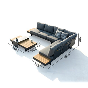 Ensembles <span class=keywords><strong>de</strong></span> patio extérieur, porche, jardin, canapé, meubles en bois, canapé en teck, produits Offre Spéciale - Product Image 6