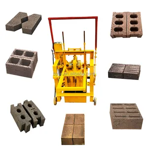 Small hand pull -type brick making machine efficiency high standard brick machines for small businesses