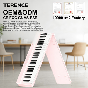 TERENCE V20 <span class=keywords><strong>Piano</strong></span> Digital Electrónico Plegable <span class=keywords><strong>de</strong></span> 88 Teclas, Portátil para Principiantes y Estudiantes - Product Image 1