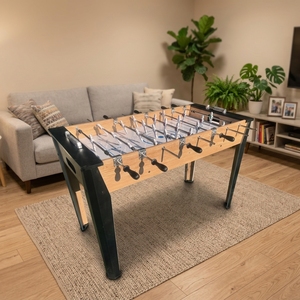 Mesa <span class=keywords><strong>de</strong></span> Juego Multifuncional 2 en 1 <span class=keywords><strong>de</strong></span> 42 Pulgadas, OEM, al por Mayor, Material Ecológico MDF, Futbolín, <span class=keywords><strong>Hockey</strong></span> sobre <span class=keywords><strong>Hielo</strong></span> con Ventiladores <span class=keywords><strong>de</strong></span> 12V - Product Image 1