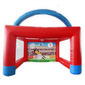 Juego de Fútbol Inflable Ecológico para Exteriores, Portería de Fútbol de 5x4m, Rojo - Product Image 1