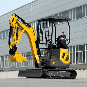 Mini-excavatrice 1,8 tonne avec moteur homologué CE EPA, chenilles, cabine, auvent et filet pour travaux agricoles et de construction - Product Image 5
