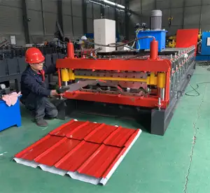 China billige gebrauchte Produkte machen Wand-und Dachpaneel-Rollform maschine
