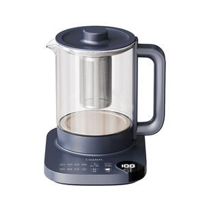 Hervidor de té inalámbrico eléctrico de vidrio de fábrica Calentador de agua hirviendo automático portátil con control de temperatura para el hogar Cocina CB - Product Image 1
