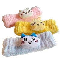 20256 Meilleure Vente Bandeau en Peluche Anime Chiikawaes pour Filles, Accessoire de Coiffure Mignon de Dessin Animé Usagi Hachiware pour Femmes