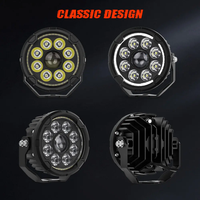 Lumières auxiliaires de projecteur de lampes à LED de moto haute puissance pour ADV BMW GS 1250 Adventure avec interrupteur de faisceau de câbles stroboscopique