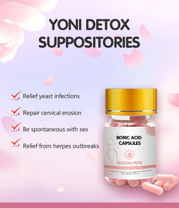 Lab pribadi produk perawatan feminin vagina muncul merah muda <span class=keywords><strong>Herbal</strong></span> minyak asam borat untuk wanita kebasahan - Product Image 2