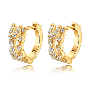 Orecchini a Cerchio Mini Rotondi per Donne, Accessori per Orecchie Semplici e alla Moda per Uso Quotidiano, Outfit Casual e Regalo - Product Image 2