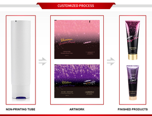 カスタムロゴ入り空化粧品チューブ ブラック メンズ洗顔クリーム 100ML チューブ包装 洗顔料用 - Product Image 6
