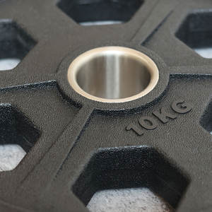 سمارت فيت ألواح من الحديد الزهر المغلفة بالمطاط 6 ألواح أوزان حرة سهلة الإمساك - Product Image 4