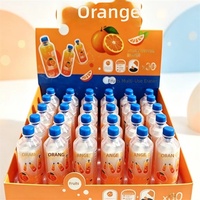 Penghapus Berbentuk Botol Plastik Santa Claus Lintas Batas, Figur Minuman Realistis, Kreatif, Dekoratif, Bersih dan Bebas Serat, Dikemas dalam Kotak