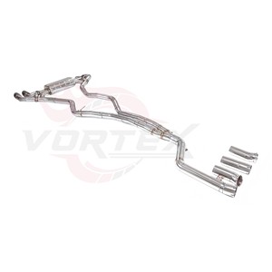 ท่อไอเสียสแตนเลส Vortex สำหรับ BMW M440i G22 B58 3.0T Valvetronic Catback ปลายท่อคาร์บอนไฟเบอร์แบบ Quad พร้อมเสียง Rumble - Product Image 3