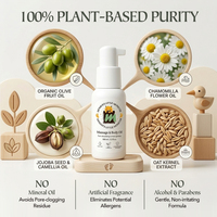 MOMMY'S LITTLE MONSTER Huile de massage pour bébé nouveau-né, prévient la peau sèche et qui se décolore, huile de protection pour la peau des enfants, huile pour soulager la peau sèche