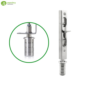 Porte de porte cachée anti-poussière Durable Flush Door Bolt Socket Accessoires Acier inoxydable Dust Proof Strike Socket - Product Image 1