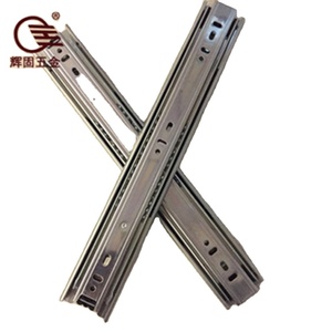 Soft Closing Push Open Full Extention Furniture Hardware Ball Bearing Telescopic Drawer <strong>Slide</strong> - Product Image 3