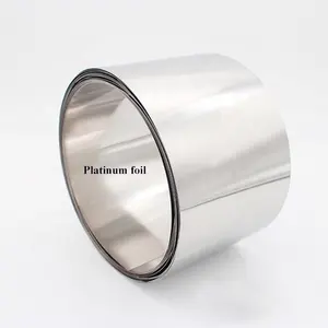 Película fina de metal de platino de 1*0,05mm para láminas de platino de electrodos de contador