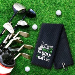 Serviette de <span class=keywords><strong>golf</strong></span> en microfibre gaufrée de qualité supérieure avec aimant, serviette de <span class=keywords><strong>golf</strong></span> compacte, serviette de <span class=keywords><strong>golf</strong></span> magnétique avec logo personnalisé - Product Image 4