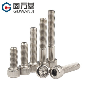Vis à tête hexagonale interne Guwanji M2 M3 M4 M5 M6 Grade 12.9 Nickelées Haute Résistance Vis à tête bombée Standard - Product Image 3