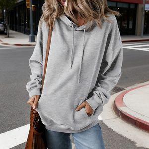 Sudaderas con Capucha Extra Grandes Unisex al por Mayor, Sudaderas con Capucha Bordadas Personalizadas, Sudaderas de Felpa de Algodón para Mujer - Product Image 2