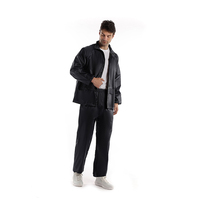 Veste de plein air en polyester pour hommes veste d'équitation randonnée unisexe à capuche imperméable football veste de pluie pour adulte