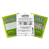 Impression personnalisée de cartes à gratter pour loteries, jeux de loterie et cartes gagnantes