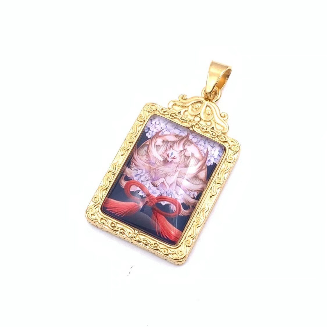 Pendentif Style B (or) sans chaîne.