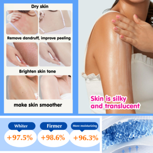 Crème hydratante pour le corps au miel de Manuka et au collagène ROUSHUN, pour peaux sèches et déshydratées, 500 ml - Product Image 3