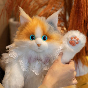 Zaino Giocattolo a Forma di Gatto in Peluche Morbido Simulato DUPAN, Fatto a Mano, Carino, Portatile, Antistress, Realistico - Product Image 6