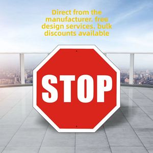 <strong>Customized</strong> Reflective <strong>Traffic</strong> Signs Reflective Safety <strong>Warning</strong> Signs STOP Prohibition <strong>Sign</strong> 300x400mm Hot-Selling - Product Image 1