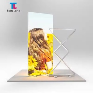 Tianlang Custom Double Sided SEG Portable LED Fabric Frameless Slim <strong>Advertising</strong> <strong>Light</strong> <strong>Box</strong> Free Standing Rectangle for Indoor - Product Image 6