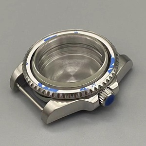 Boîtier de montre 40mm, dos solide en acier inoxydable, verre saphir doré rose pour mouvement NH35 NH36 - Product Image 3