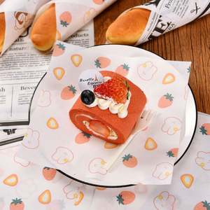 Papier d'emballage alimentaire jetable en PE, écologique et résistant à la graisse, pour sandwichs, hamburgers, biscuits, pain, gelée - Product Image 1