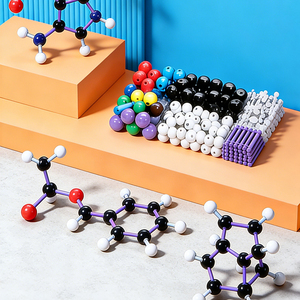 Modelo de enseñanza de <span class=keywords><strong>química</strong></span> de PVC de estructura molecular de agua <span class=keywords><strong>H2O</strong></span> para visualizar la estructura molecular en el aula - Product Image 1