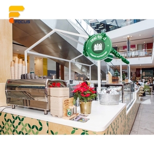 Nuovo Design: Tavolo Espositivo in Legno per Negozi di Design, Progettazione per Bubble Tea Shop - Product Image 1