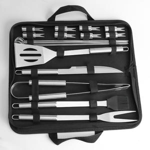 Ensemble d'outils de barbecue d'extérieur, ensemble combiné pour grillades, outils de grillade en acier inoxydable - Product Image 1