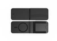 MF78 Air -Tag Find My Purse Portefeuille magnétique en cuir PU avec traqueur RFID Porte-cartes de crédit anti-perte Détecteur de portefeuille en cuir