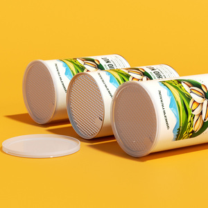 Envases de Cartón Perforados Personalizados para Alimentos, Tubos de Papel Redondos para Nueces, Semillas, Galletas y Chips - Product Image 6