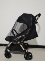 Poussette pour bébé en cuir PU standard européen avec coussin Anex et éponge réglables pour un voyage confortable pour bébé