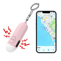 Traceur personnel avec alarme SOS, autodéfense, pour personnes âgées et enfants, extérieur, rechargeable, localisateur de clés, en ABS, alarme de sécurité personnelle