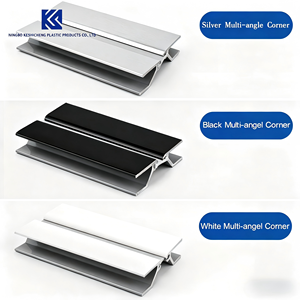 <span class=keywords><strong>Plinthe</strong></span> Keshicheng moderne en <span class=keywords><strong>PVC</strong></span> à 90 degrés, étanche, anti-humidité, anti-corrosion, écologique, durable, avec finition film aluminium - Product Image 2