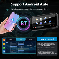 Nouvel écran tactile sans fil Android Auto BT5.0 pour moto/scooter JMC M625 6,25 pouces, étanche, pour moto/scooter tout-terrain