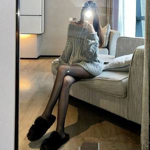 Nuovo Jacquard argento seta a pois seta nero Sexy spettacolo di carne sottile le ragazze calde devono avere stocchezza - Product Image 4